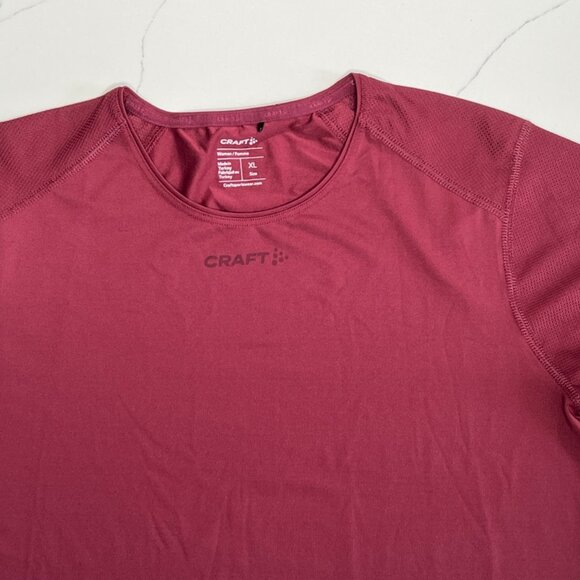 EUC - Craft - ADV Essence Short Sleeve Tee - Rio Red - Size XL - Picture 5 of 12